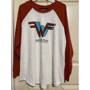 NWT Weezer T-Shirt Ringer Crew LS Raglan Baseball Tee Torrid Plus Size 1 Rare